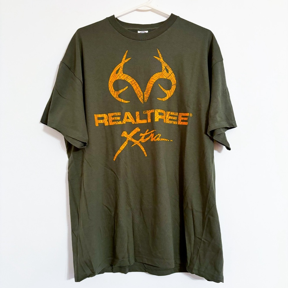Never Worn New Without Tags Mens Green Realtree T-Shirt Size XL
